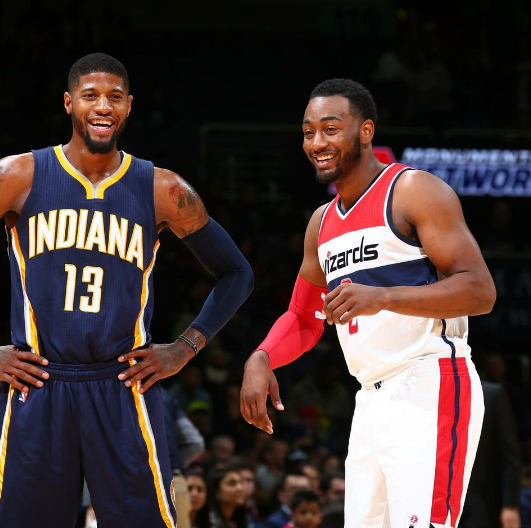 John Wall and Paul George Train with Pascal Siakam and Scottie Barnes