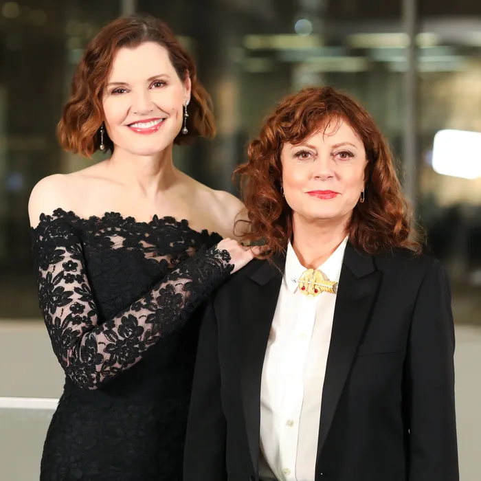 Geena Davis thanks Susan Sarandon for changing her life