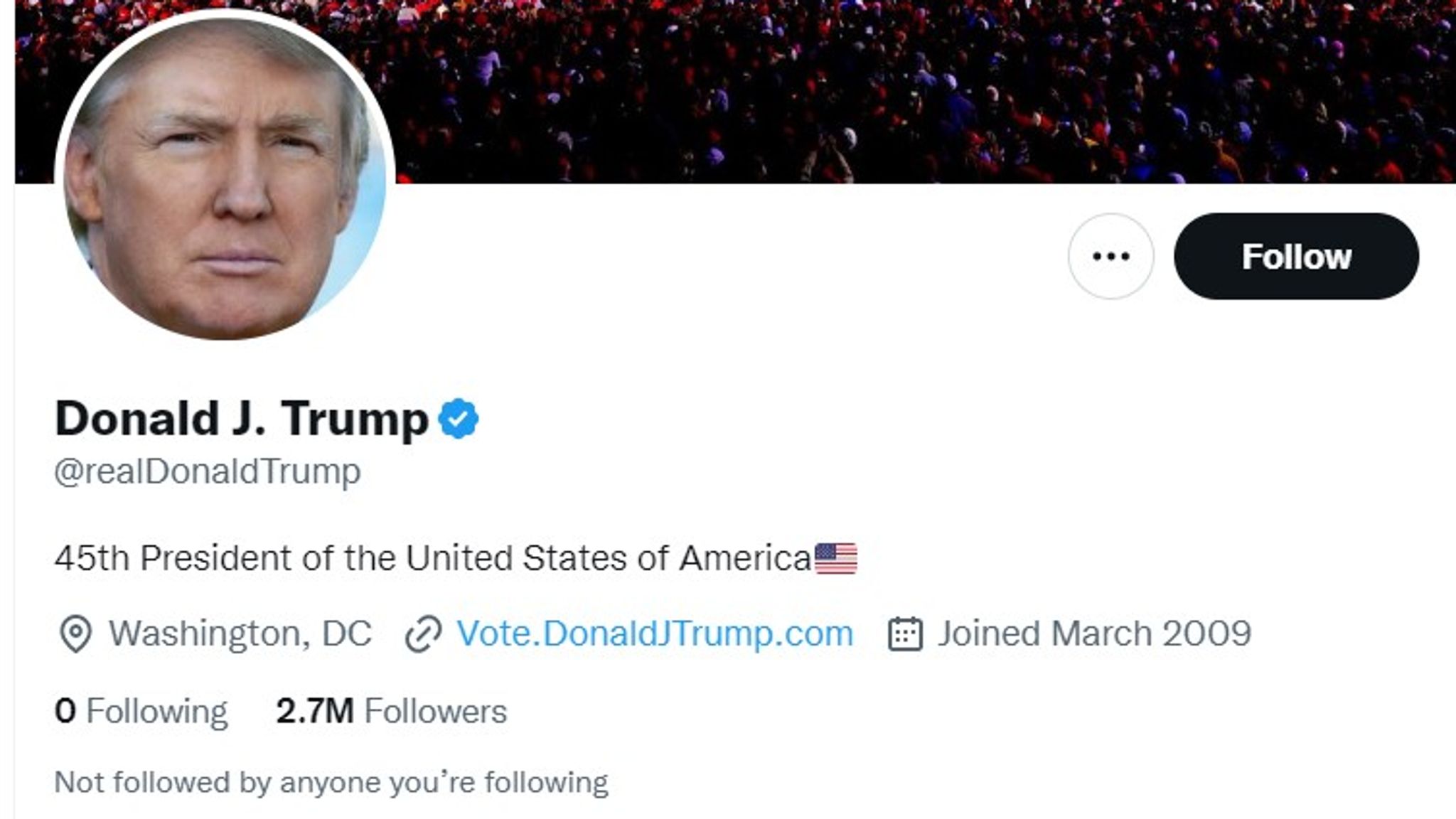 Trump Twitter account is reinstated by Elon Musk